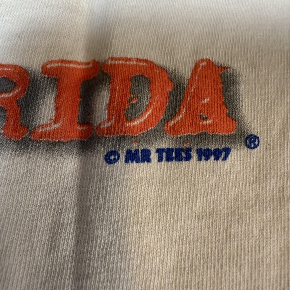 Vintage University‎ of Florida Shirt Mens Medium NCAA Football Gators 90s - Picture 7 of 8
